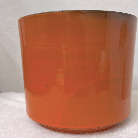 Italy, Made in. Bitossi (?) Burnt Orange with brown interior. MCM, later? - Picture 3 of 11